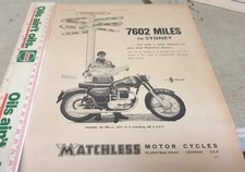 1961 MATCHLESS G5 MOTORCYCLE