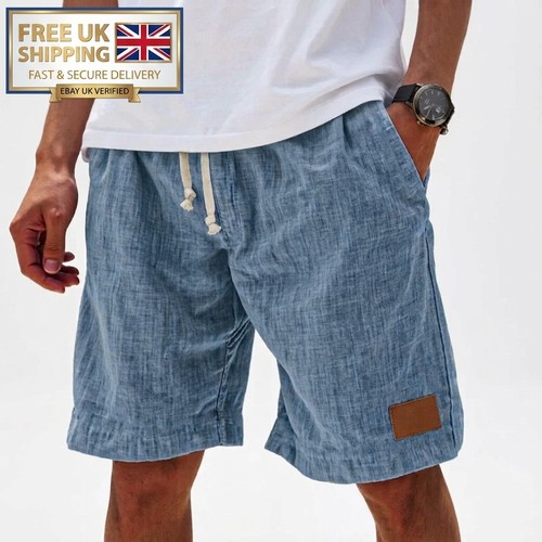 Mens cotton beach shorts - beach,