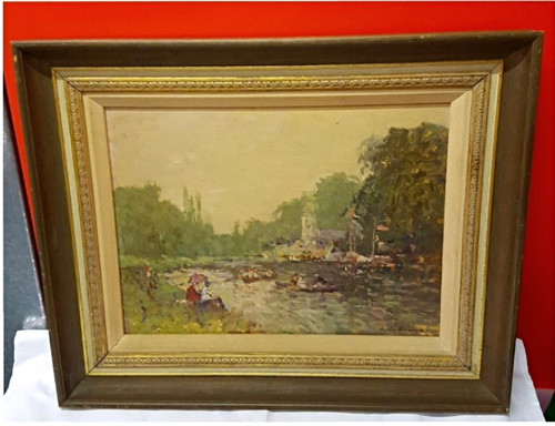 Charles henwood framed oil - charles,