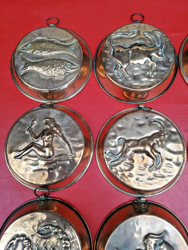Full set vintage - of, copper