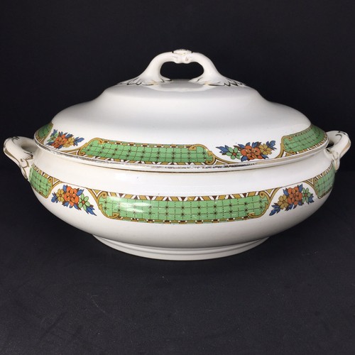 Antique losol ware lidded - losol,