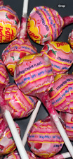 100 Chupa Chups lollies STRAWBERRY & CREAM flavour standard size BBE 03/28