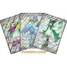 Paldean Fates Jumbo Card : Meowscarda, Quaquaval, Skeledirge : Oversized Pokemon