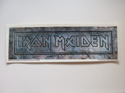 Vintage iron maiden stone logo - vintage,