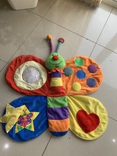 Vintage Mothercare 0520 BUTTERFLY babys Activity play mat ( Used But Washed)