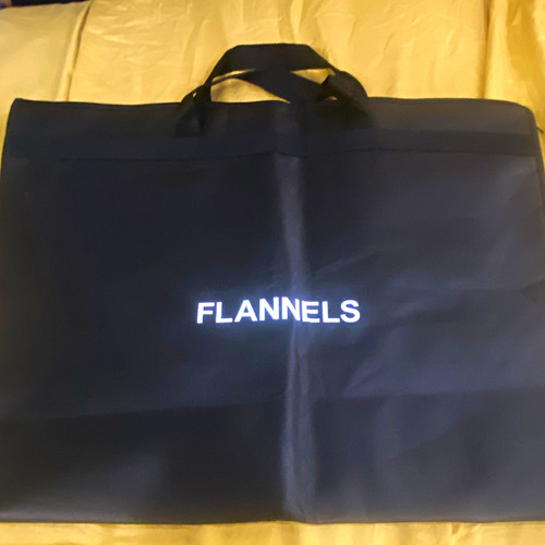 Flannels black nylon - nylon, garment