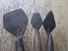 3 x Vintage WHS Bricklayers Trowels