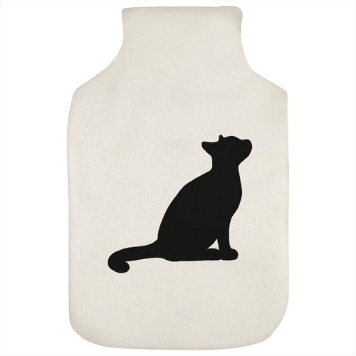 Sitting cat hot water bottle - cat',