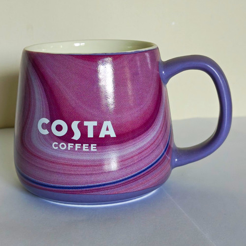 Costa coffee purple swirl - purple,