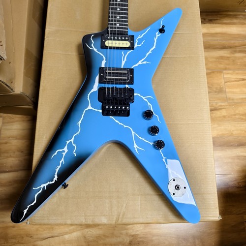 Light blue lightning graphic - light,