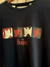 The Beatles Ben Sherman NW/OT Official 2003 Navy Short Sleeve Shirt Men’s Medium