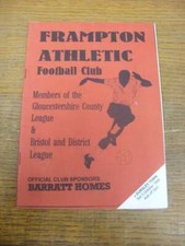 03/10/1998 Frampton Athletic v