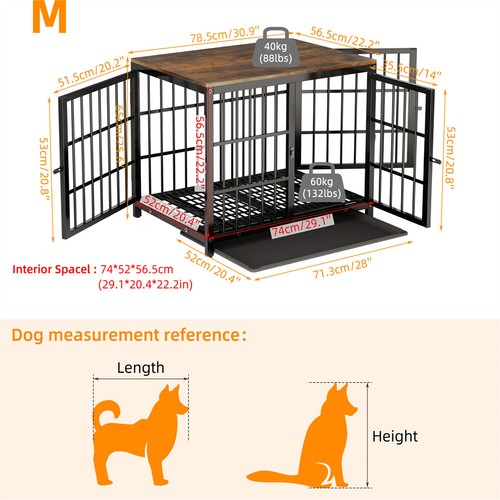 Large wooden dog crate - dog, indoor