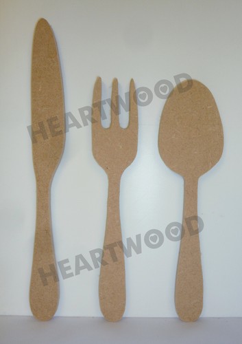 Cutlery shapes mdf 6mm - cutlery,