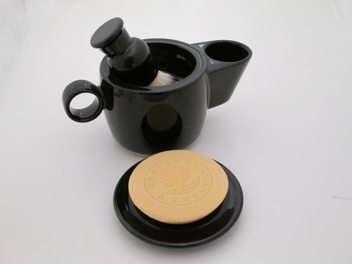 Shaving mug bowl scuttle - scuttle, in