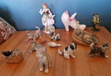 Vintage Aynsley Sleeping Cat &