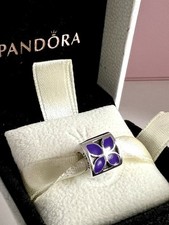 Pandora SSilver Purple Violet