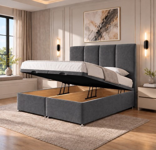 Ottoman solid divan bed gas - ottoman,