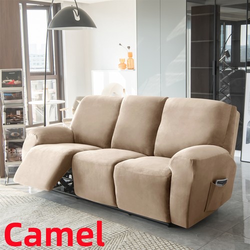 Thick velvet recliner sofa - thick,
