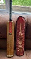 1977 Vintage Gray Nicolls GN 100 Cricket Bat with Original GN Cover