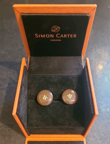 Simon carter cufflinks - simon, brown