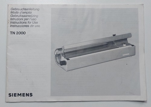 Siemens 2000 film sealer - -,