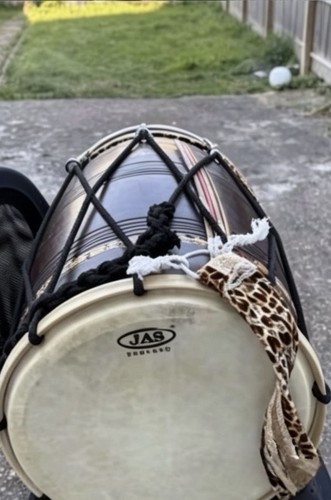 Dhol drum with - dhol, bag