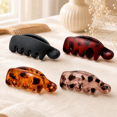 4pcs small mini banana hair - 4pcs,