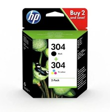 Genuine HP 304 Black &