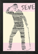 Seve Framed Wall Art Poster