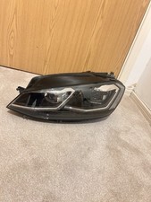GENIUNE VW GOLF MK7.5 2017-2020 LEFT PASSENGER SIDE LED HEADLIGHT Good Condition