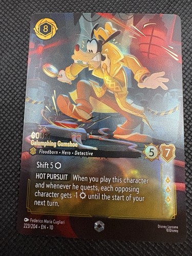 Goofy galumphing gumshoe - -,