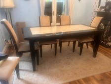 Marble Top Table & Cabinet