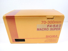 Sigma AF 70-300mm F4-5.6 11 Macro Super Zoom For Canon AF Marks Inside - READ.