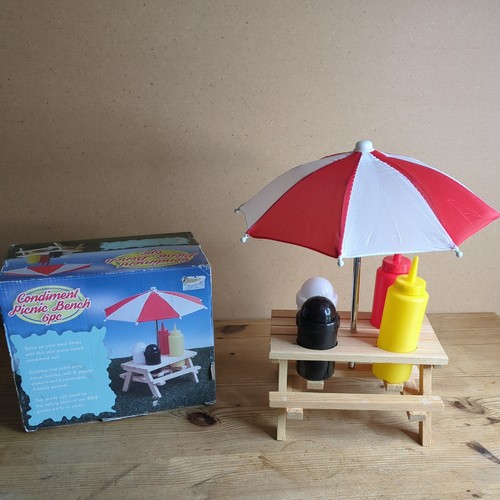 Picnic bench condiment - 6, pc