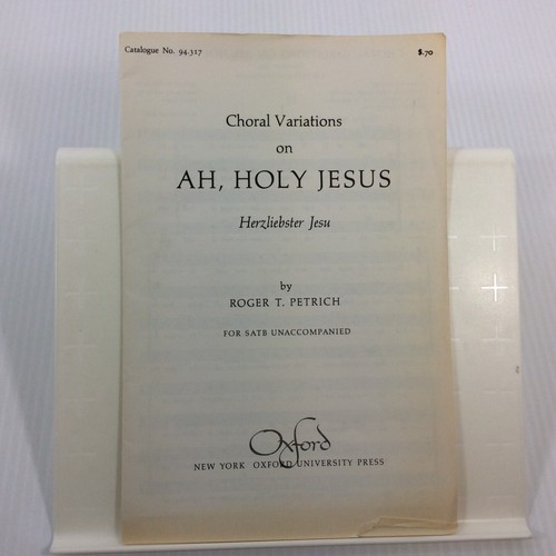 Choral variations holy - ah,