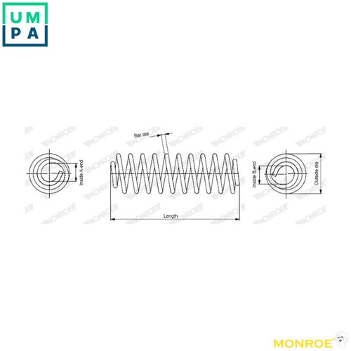 Suspension spring sp2794 for - suspension,