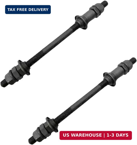 2pc black bike axle 190mm - 2pc,