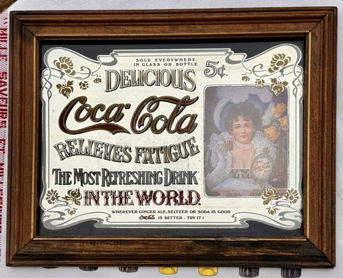 Vintage 1970s coca cola - coca-cola, wooden