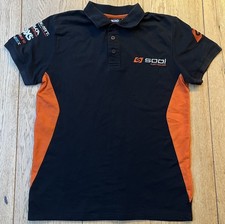 Sodi Kart Karting Racing Black/Orange Polo Shirt Size Adult XS (Extra Small)