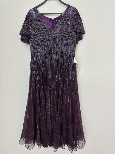 Mac duggal aubergine purple - mac,