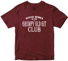Official Member of the Grumpy old git club T-shirt Grandad Novelty Funny Gifts