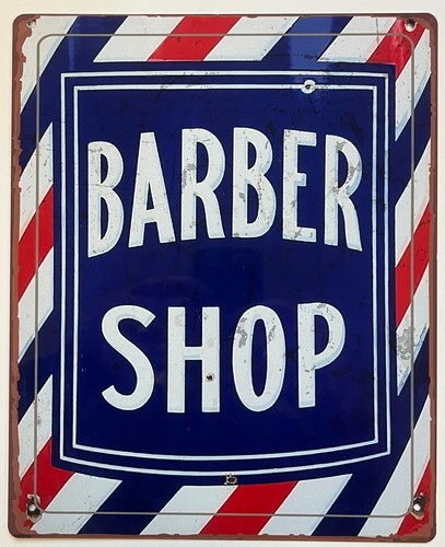 Aluminium vintage style - sign,