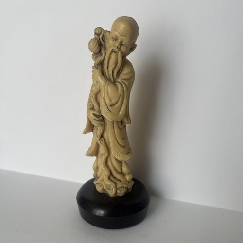 Vintage chinese shou lao resin - lao,
