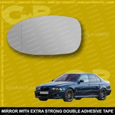 For BMW M5 E39 wing mirror glass 98-03 Left Passenger side with Wide Angle