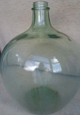 Vintage large green glass - vintage,