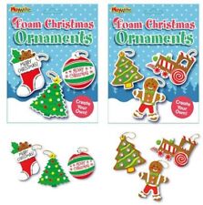 Christmas Foam Ornaments Craft Kit | Make Your Own | Stocking Filler Boys Girls