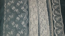 Bundle Of Vintage Floral Lace