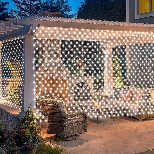 3x2m solar 192 led net - led,