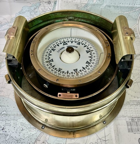 Vintage ships compass - ships,